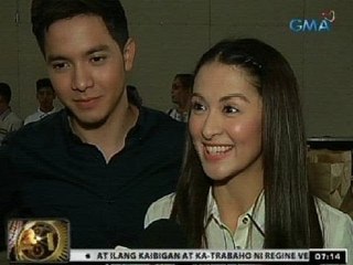 24Oras: Marian Rivera at Alden Richards, pinasaya ang 'Carmela' fans sa mall show