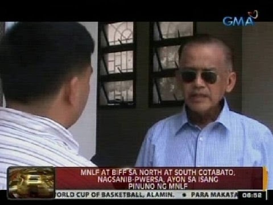 24Oras: MNLF at BIFF sa North at South Cotabato, nagsanib-pwersa, ayon sa isang pinuno ng MNLF