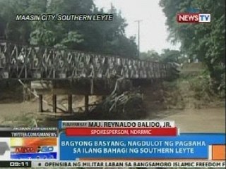 NTG: Bagyong Basyang, nagdulot ng pagbaha at landslide sa Visayas at Mindanao