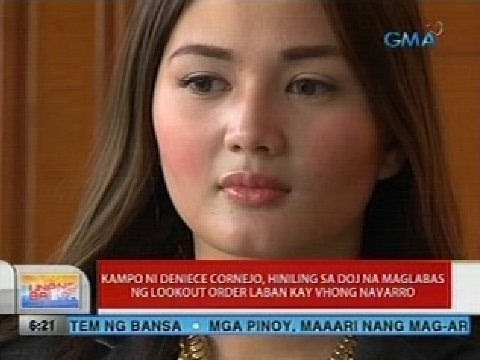 Kampo ni Deniece Cornejo, hiniling sa DOJ na maglabas ng lookout order laban kay Vhong Navarro