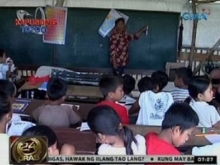 24Oras: Mga mag-aaral na binagyo sa Island barangays ng E. Samar, dinalhan ng bagong school supplies