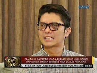 24 Oras: Vhong Navarro, handa raw ituloy ang kaso laban sa mga nanakit sa kanya