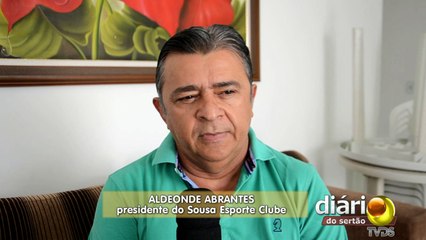 Entrevista com o presidente do Sousa, Aldeone Abrantes
