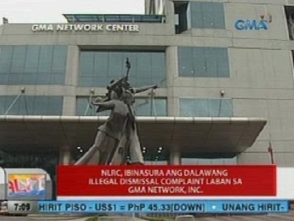 UB: NLRC, ibinasura ang 2 illegal dismissal complaint vs GMA Network Inc.