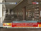 Pinsala sa People's Center and Library, mas tumindi; mga libro, ginagamit na panggatong ng evacuees