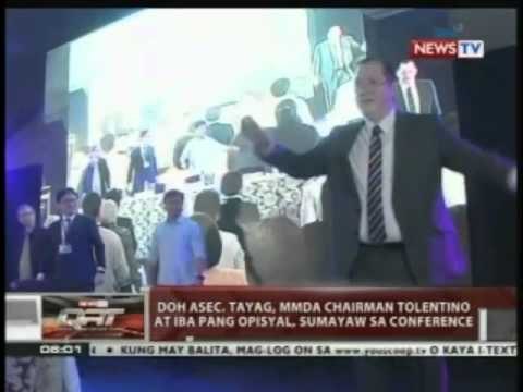 QRT: DOH Asec. Tayag, MMDA Chairman Tolentino at iba pang opisyal, sumayaw sa conference