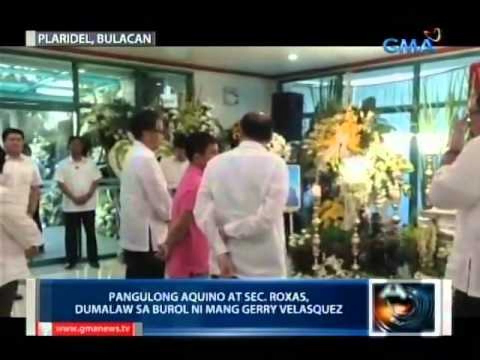 Saksi: PNoy at Sec. Roxas, dumalaw sa burol ni Mang Gerry Velasquez