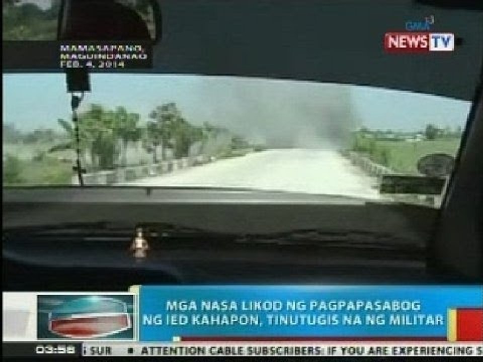 Mga nasa likod ng pagpapasabog ng IED sa Maguindanao, tinutugis na ng militar