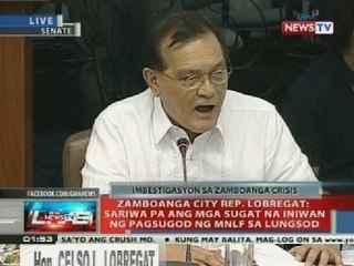 NTVL: Zamboanga City Rep. Lobregat: The City voted twice not to be part of ARMM