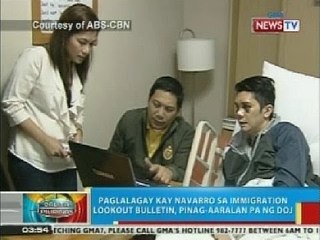 Paglalagay kay Vhong Navarro sa Immigration look out bulletin, pinag-aaralan pa ng DOJ