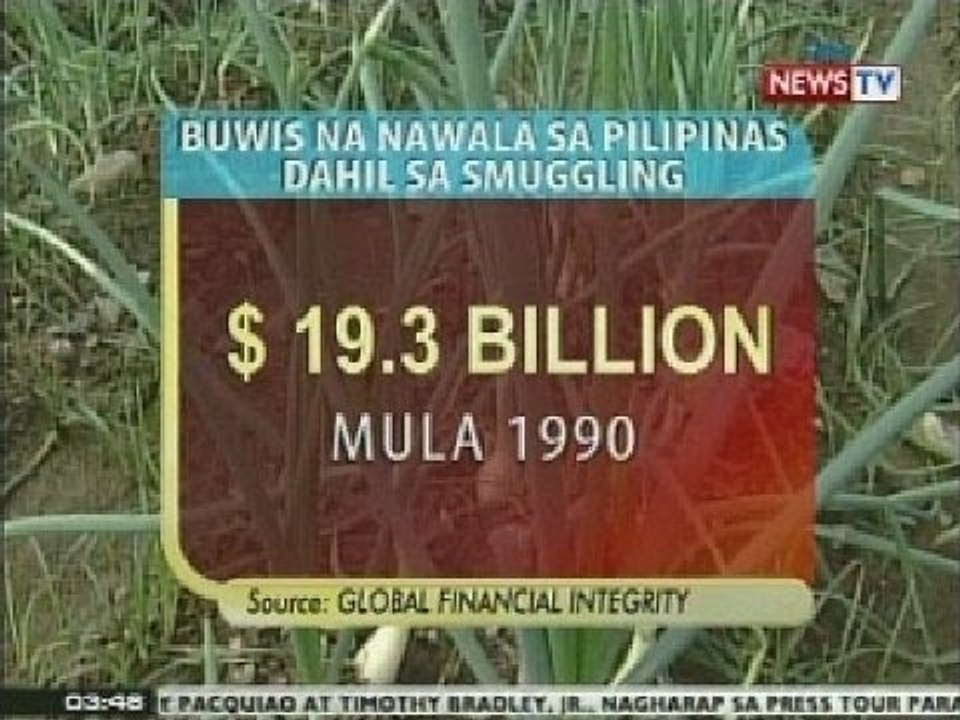 BP: GFI: $410-B ang halaga ng naipuslit na kont...