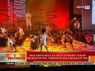 BT: Mga kanta mula sa 'Rock Supremo,' album ng Rock Ed Phl, tampok sa dula ng Ballet Phl