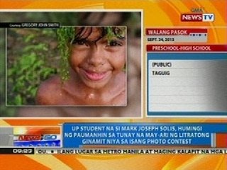 UP student, humingi ng paumanhin sa tunay na may-ari ng litratong ginamit niya sa photo contest