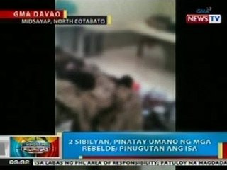 BP: 2 sibilyan, pinatay umano ng BIFF sa Midsayap, North Cotabato; pinugutan daw ang isa