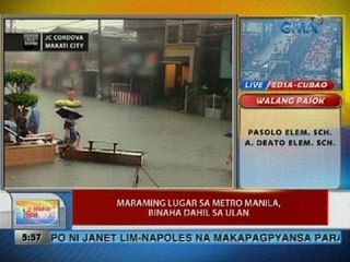UB: Maraming lugar sa Metro Manila, binaha dahil sa ulan