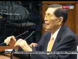 SONA: Enrile, pinaliwanag na nagkasakit siya kaya 'di nakapasok sa mga nakaraang sesyon ng Senado