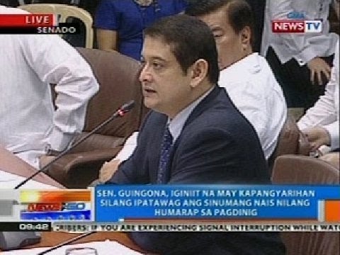 NTG: Whistleblowers, hindi dadalo sa pagdinig ngayong araw kaugnay sa pork barrel scam