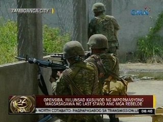 24 Oras: Opensiba, inilunsad kasunod ng impormasyong magsasagawa ng last stand ang mga rebelde