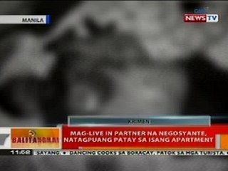 BT: Mag-live in partner na negosyante, natagpuang patay sa isang apartment sa Manila