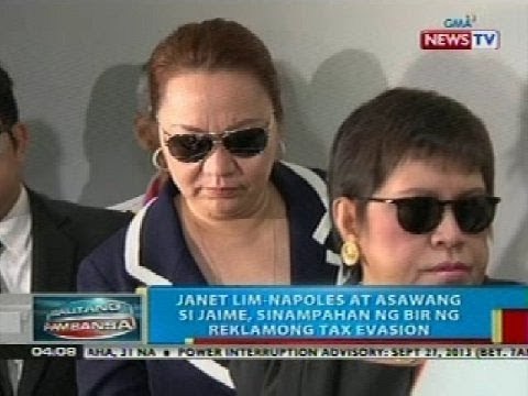 BP: Janet Napoles at asawang si Jaime, sinampahan ng reklamong tax evasion