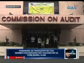 Saksi: Pamamaril sa tanggapan ng COA, iniimbestigahan kung may kaugnayan sa pork barrel scam