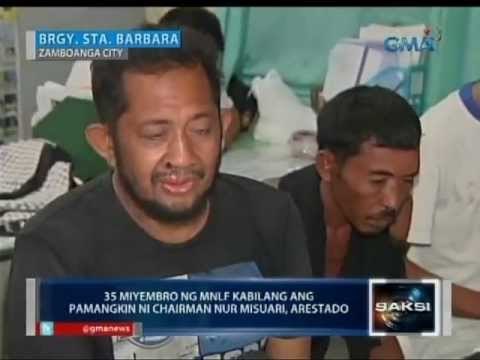 Saksi: 35 MNLF fighters kabilang ang pamangkin ni Nur Misuari, arestado