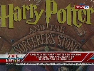 SONA: Harry Potter book series, isinalin sa wikang Filipino
