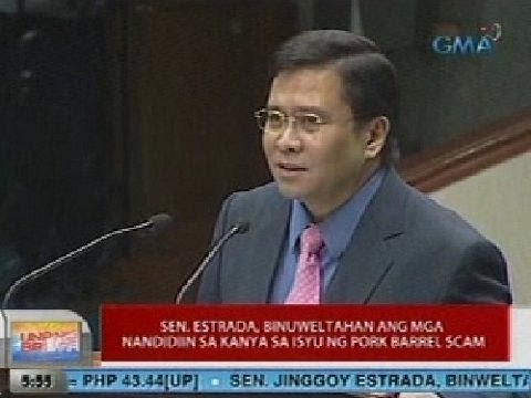 UB: Estrada, binuweltahan ang mga nandidiin sa kanya sa isyu ng pork barrel scam