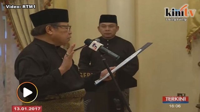 Abang Johari mulakan tugas rasmi KM S'wak