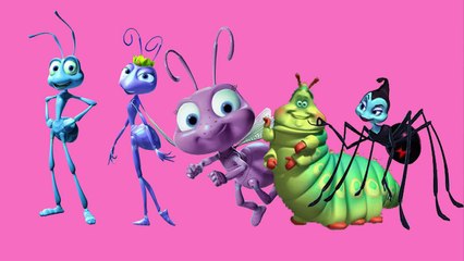 A Bugs Life finger family song | children songs | English rhymes for kids