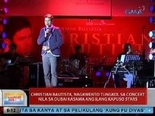UB: Christian Bautista, nagkwento tungkol sa concert nila sa Dubai kasama ang ilang Kapuso stars
