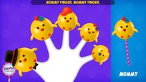 The Finger Family Chick Cake Pop Family Nursery Rhyme | Chick Pop Finger Family Songs