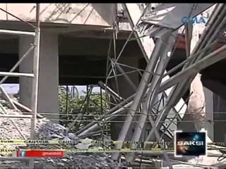 Saksi: Scaffold sa itinatayong ospital, bumigay; 1 patay, 8 sugatan