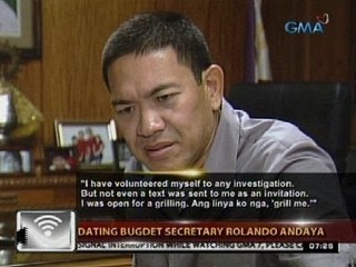 24 Oras: Dating Budget Sec. Andaya, iginiit na hindi nakinabang ni isang kusing sa Malampaya fund