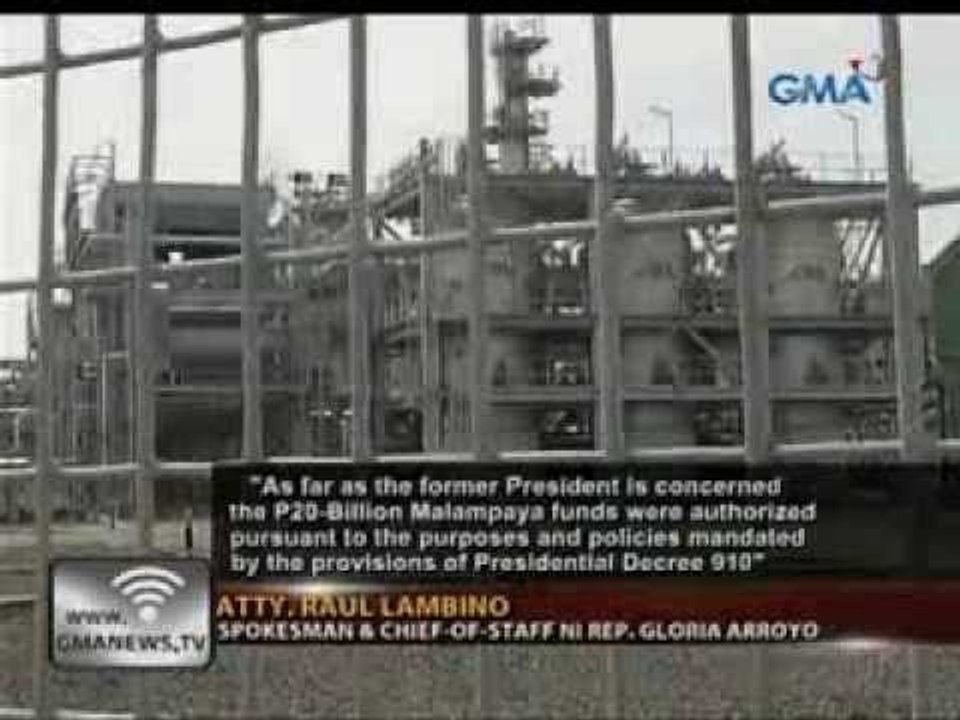 24 Oras: Kampo ni arroyo, iginiit na tama at legal ang paraan ng paggamit nila ng Malampaya Fund