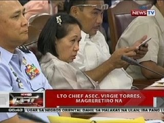QRT: LTO Chief Asec. Virgie Torres, magreretiro na