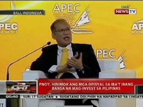 QRT: PNoy, hinimok ang mga opisyal sa iba't ibang bansa na mag-invest sa PHL
