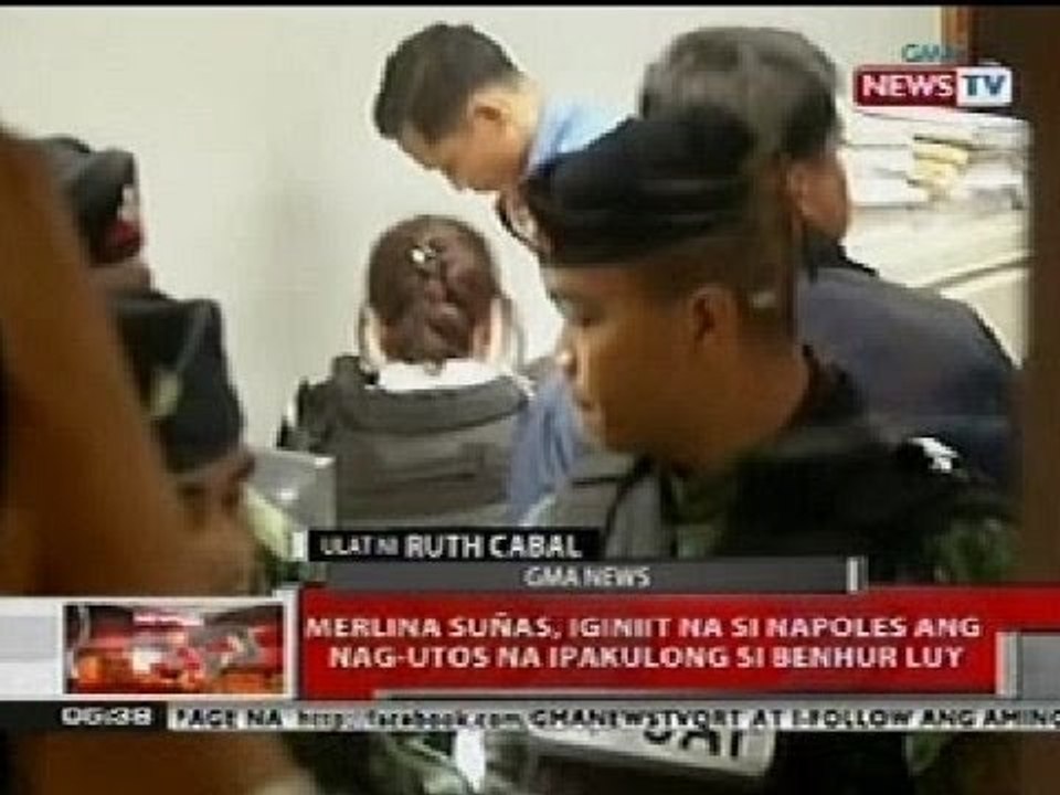 QRT: Merlina Suñas, iginiit na si Napoles ang nag-utos na ipakulong si Benhur Luy