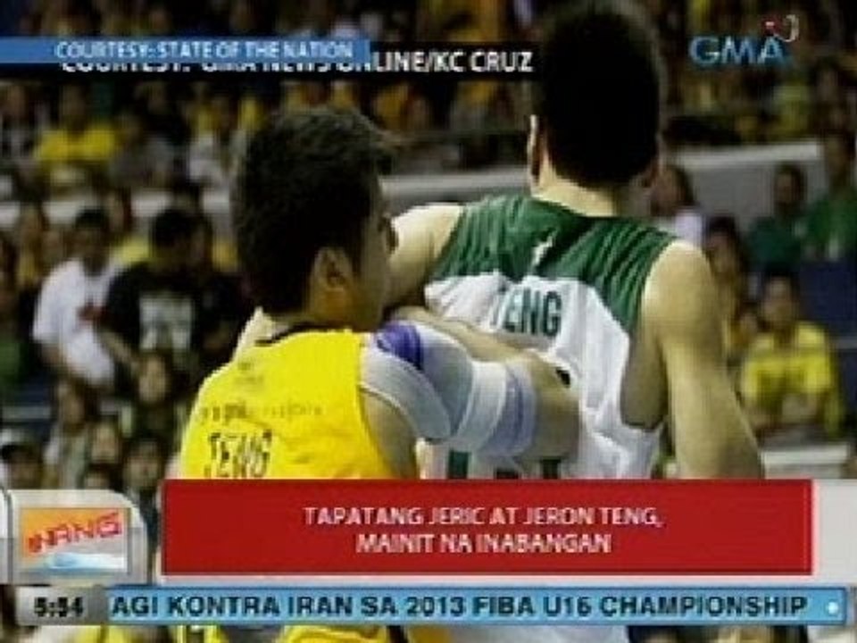 UB: Tapatang Jeric at Jeron Teng, mainit na inabangan
