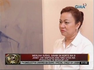 Download Video: Merlina Suñas, sinabi sa korte na si Janet Lim-Napoles ang nag-utos na ipakulong si Benhur Luy