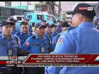 Pag-aaral sa batas trapiko ng Pilipinas, tampok sa retraining program ng MMDA traffic constable