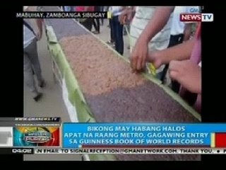 Bikong may habang halos 400m sa Zamboanga Sibugay, gagawing entry sa Guinnes Book of World Records