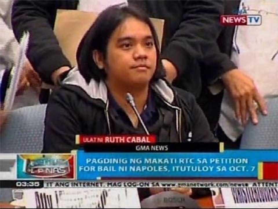 BP: Merlina Suñas, iginiit na si Janet Napoles ang nag-utos na ikulong si Benhur Luy