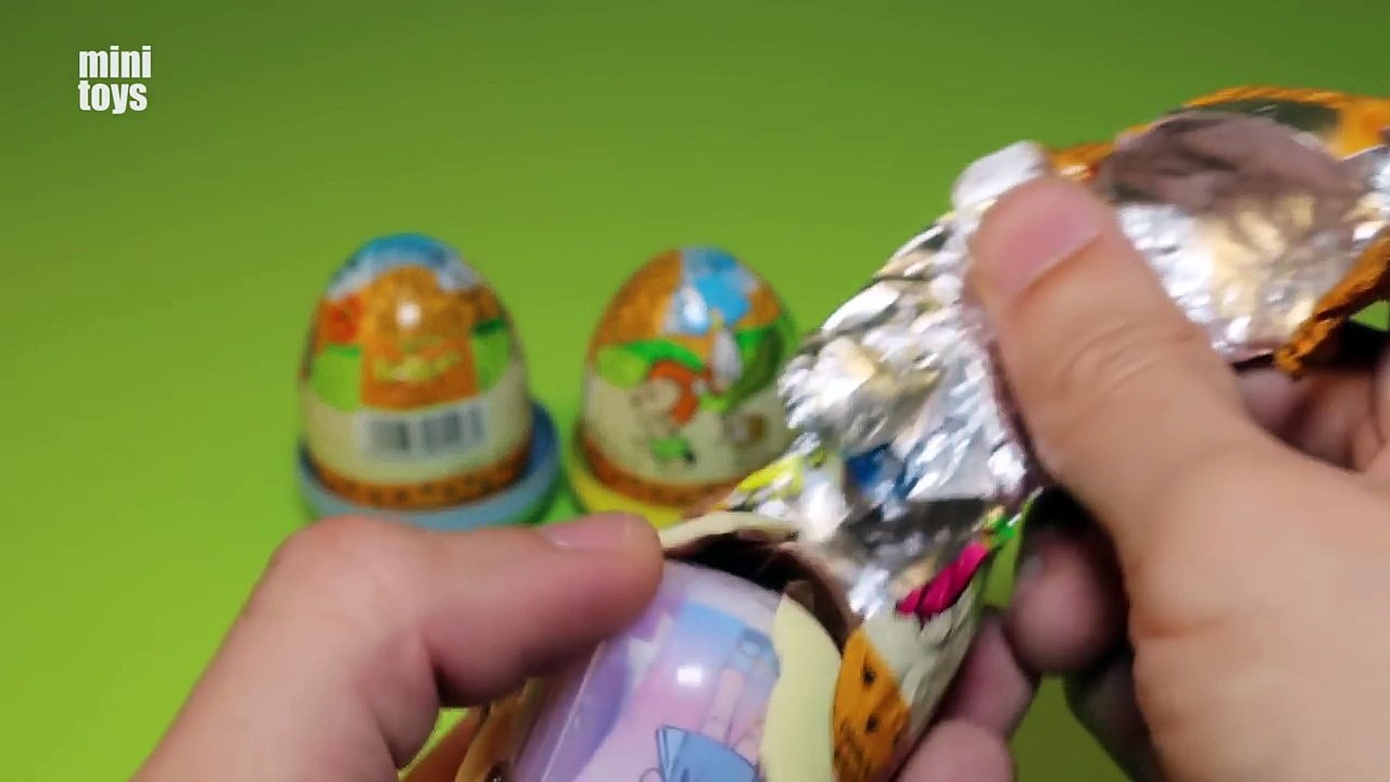 Surprise Eggs The Flintstones Unboxing w/ Cute Surprise Toys