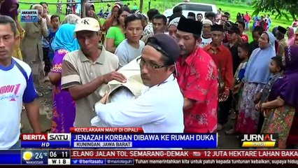 Korban Tewas Kecelakaan Maut Cipali Dikebumikan