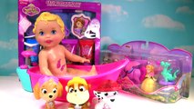 Little Mommy Bubbly Bathtime Baby Doll, Sofia the First & Paw Patrol Bath Paint & Toys Swim in Water