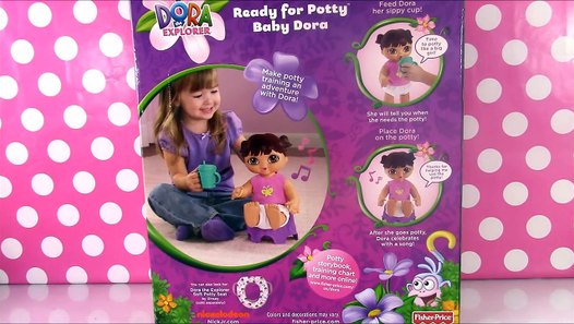 Ready For Potty Dora Doll She Drinks Pees In Potty Gets Rewarded Surprise Toys Video Dailymotion
