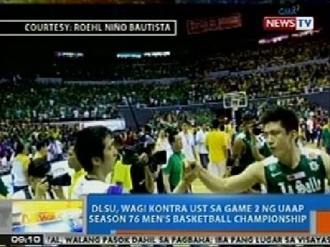 NTG: DLSU, wagi vs UST sa game 2 ng UAAP Season 76 Men's Basketball Championship