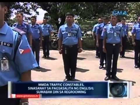Saksi: MMDA traffic constables, sinasanay sa pagsasalita ng english