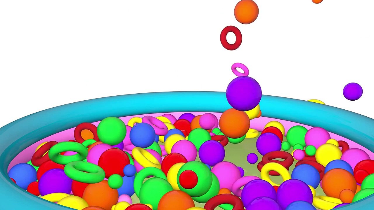 J | Learn colors && teach ABC with balls + surprise egg!